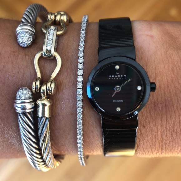 Skagen Accessories - Vintage Skagen All Ladies Diamond Watch